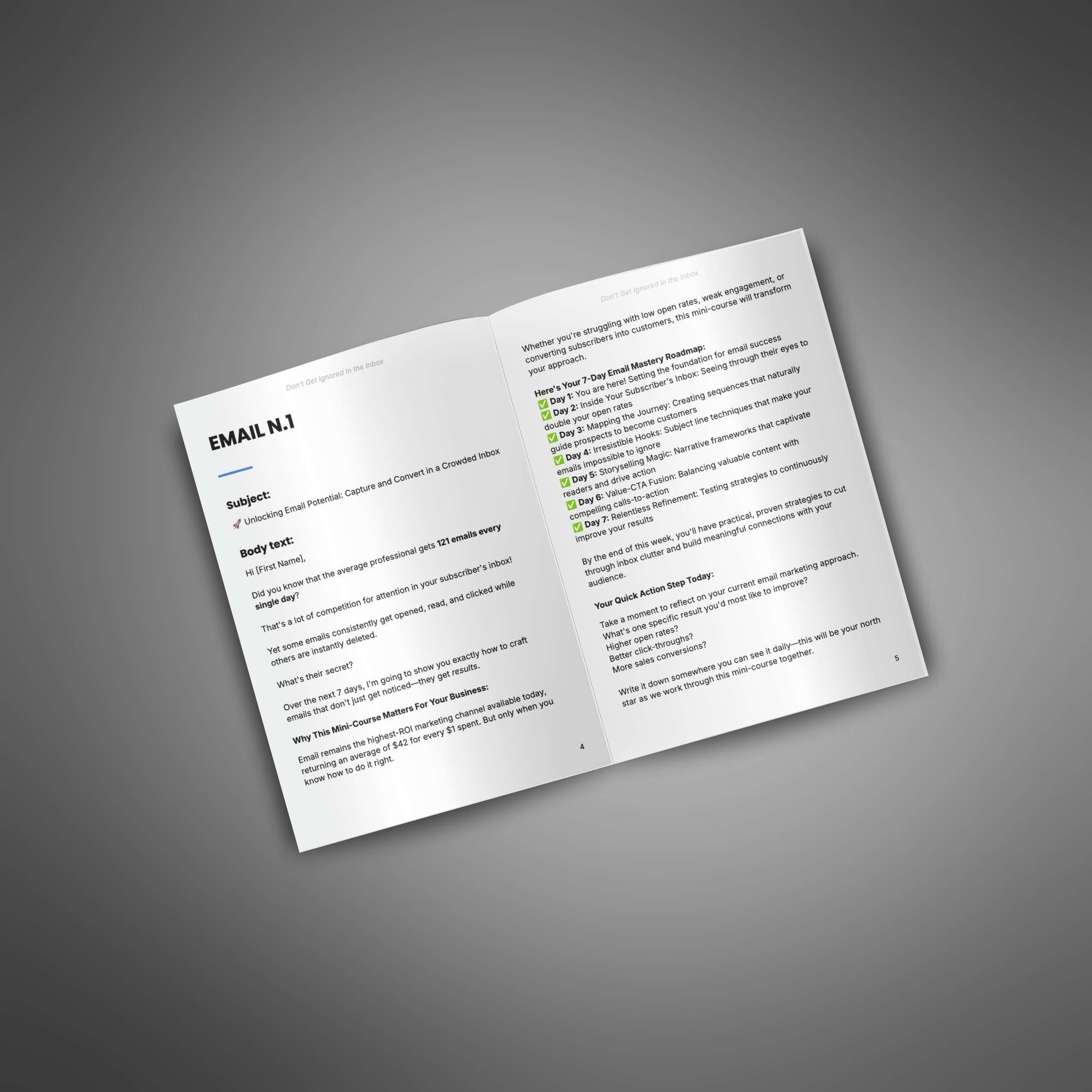 Don’t Get Ignored in the Inbox