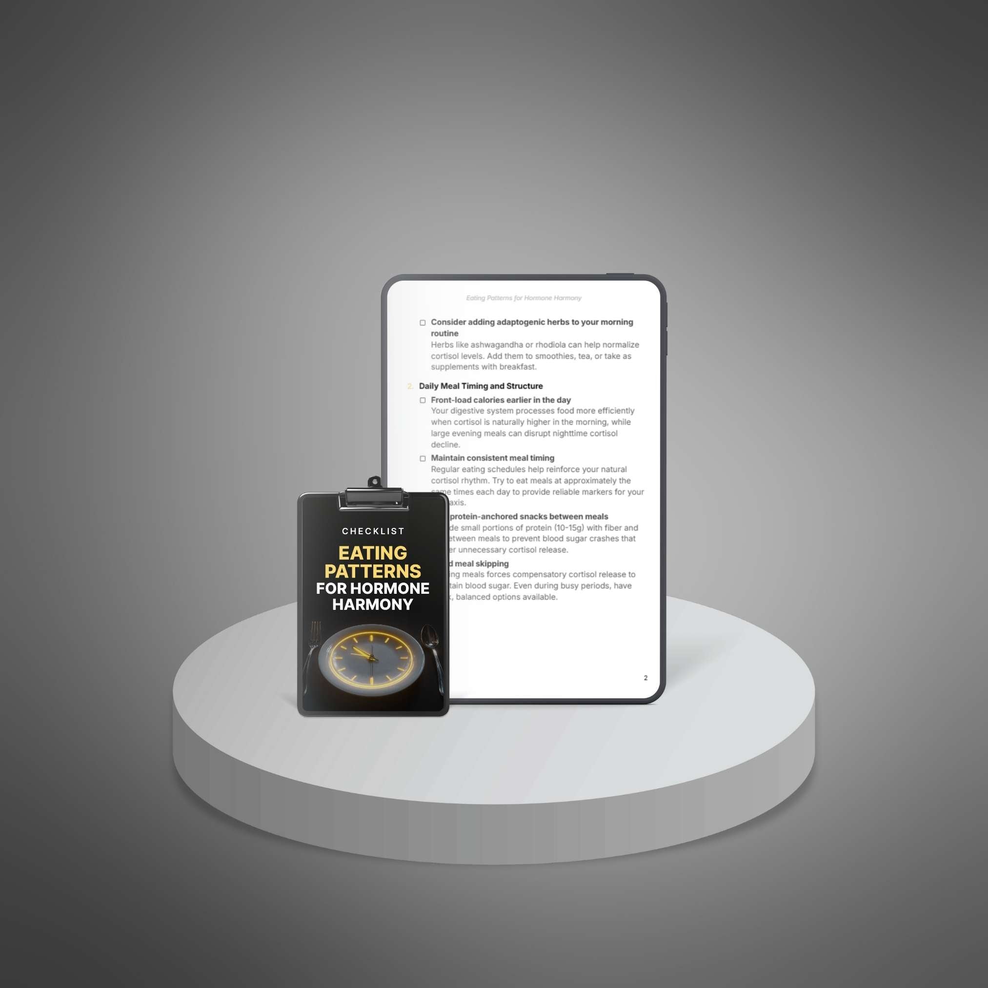 Eating Patterns for Hormone Harmony