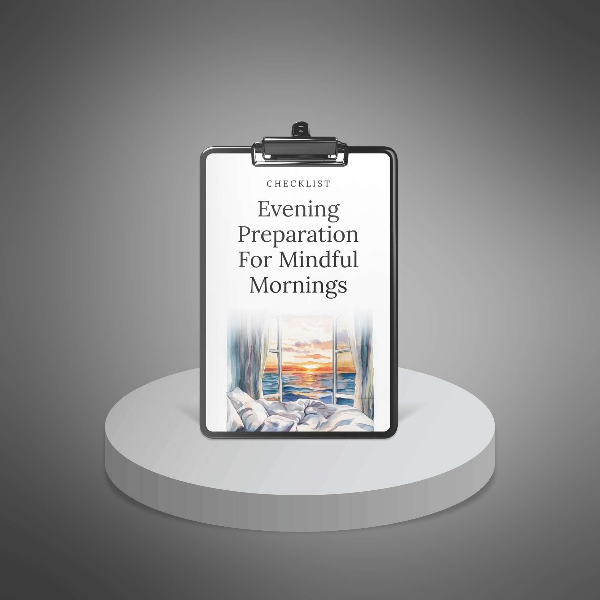 Evening Preparation for Mindful Mornings