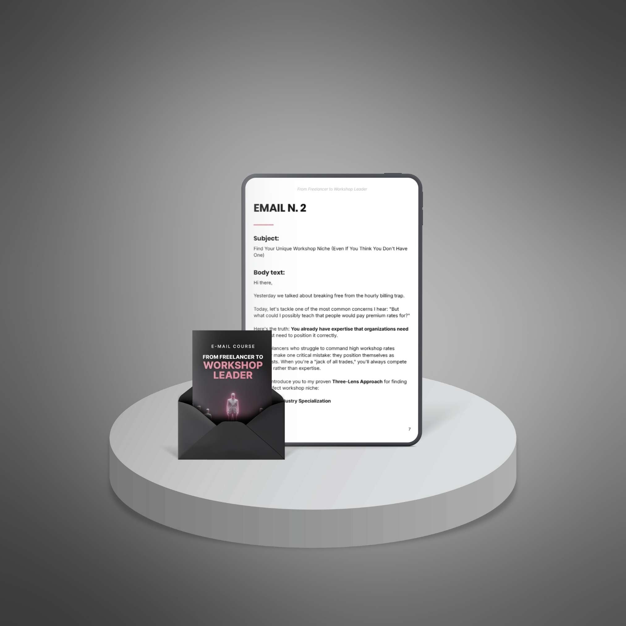 From Freelancer to Workshop Leader