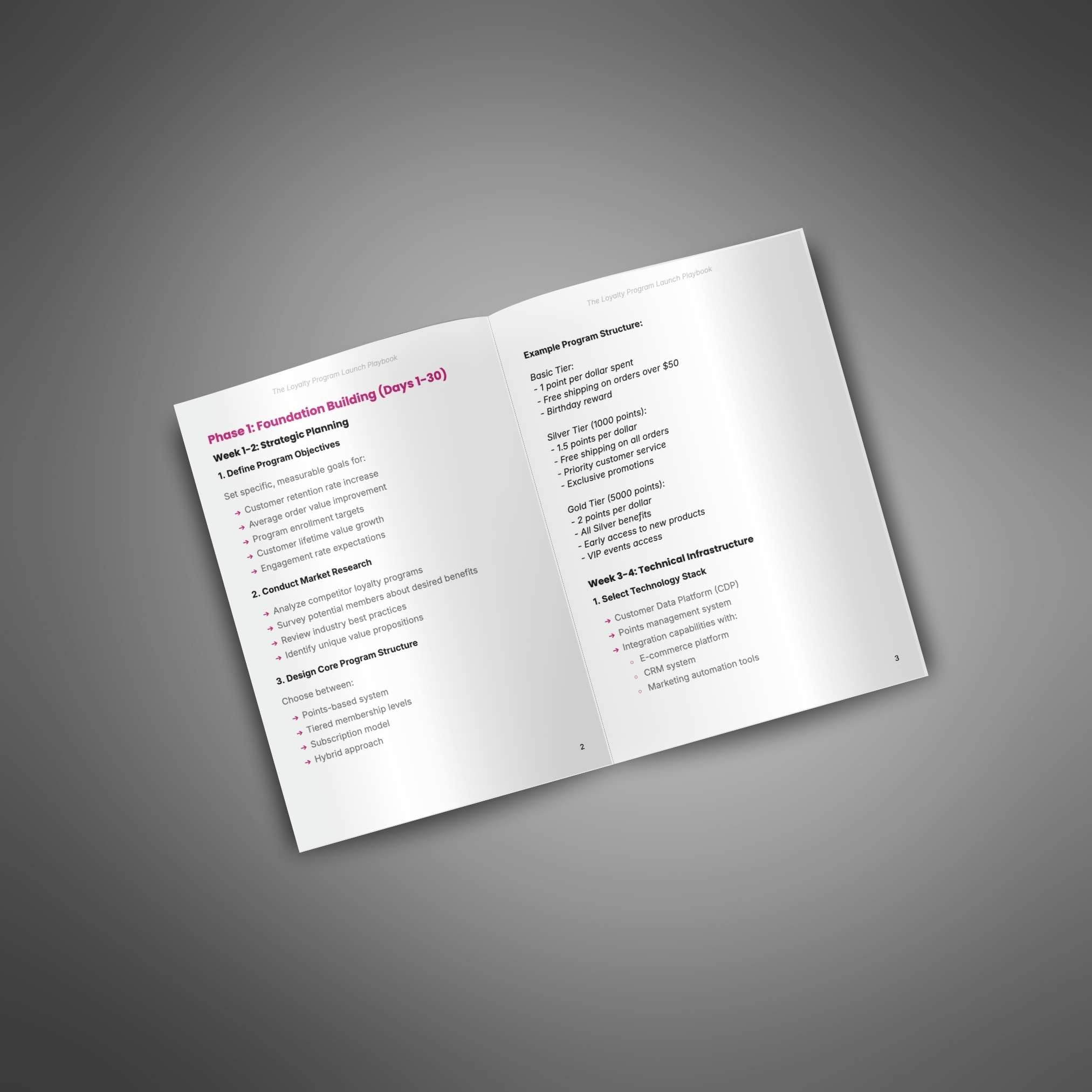 The Loyalty Program Launch Playbook