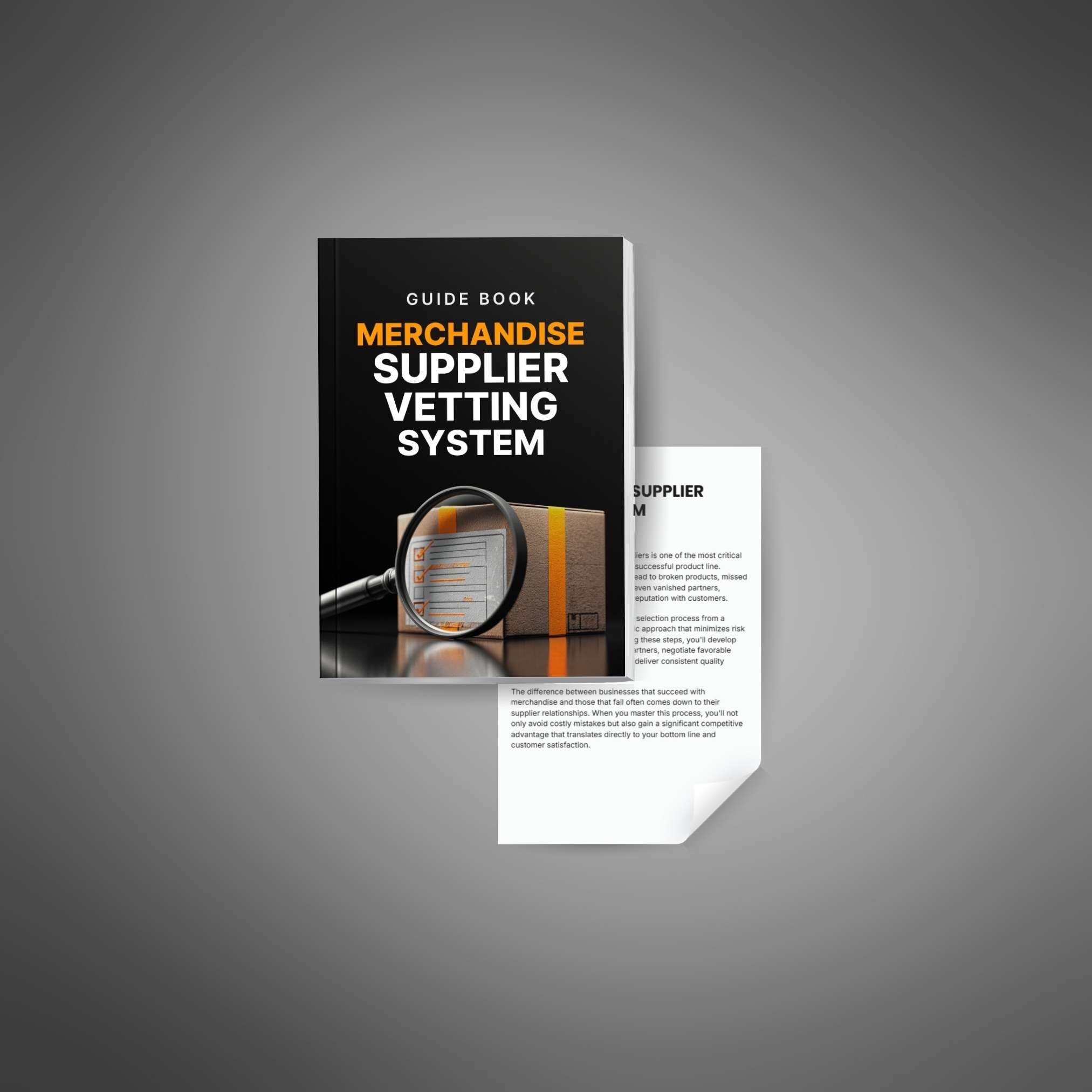 Merchandise Supplier Vetting System