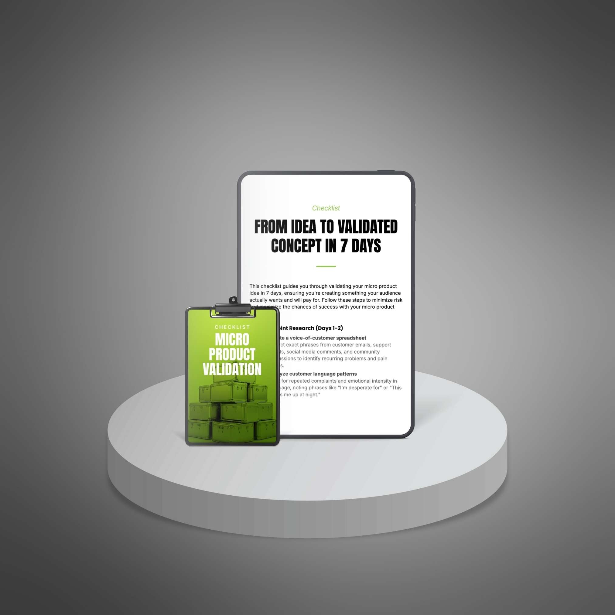 Micro Product Validation