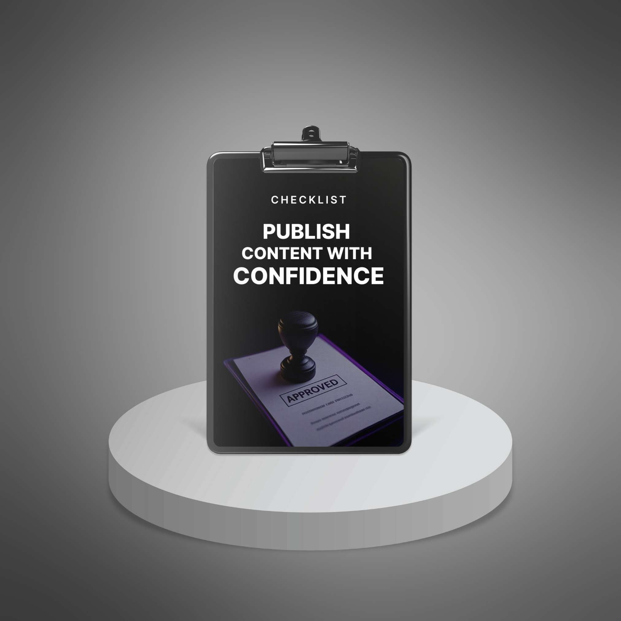 Publish Your Content with Confidence