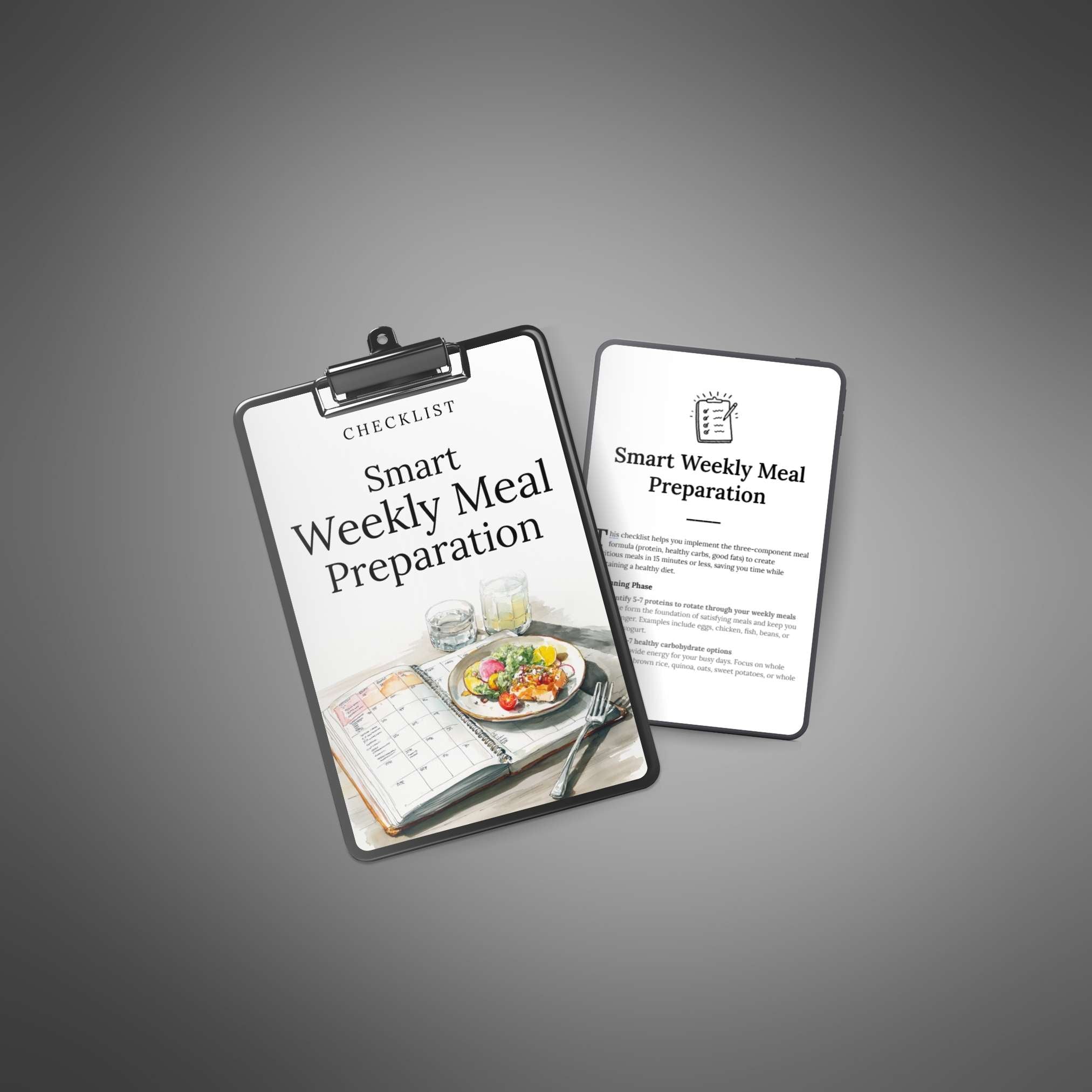 Smart Weekly Meal Preparation