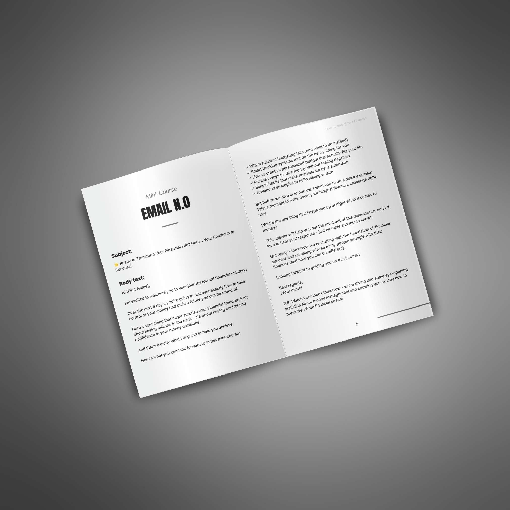 Take Control of Your Finances