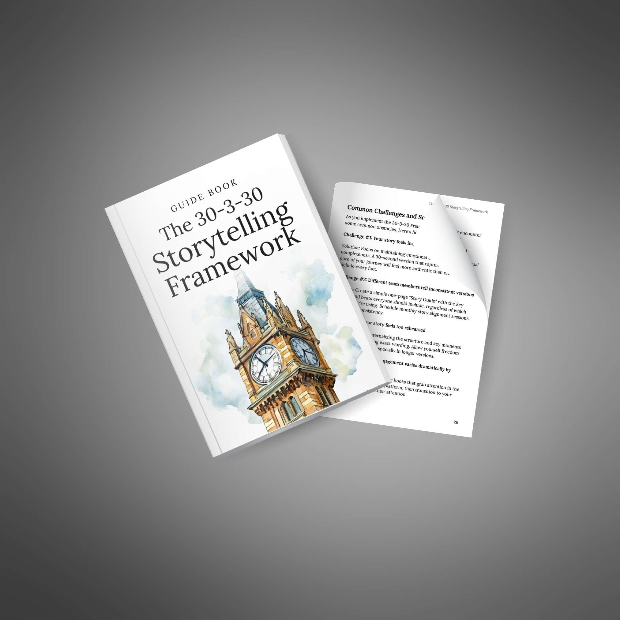 The 30-3-30 Storytelling Framework