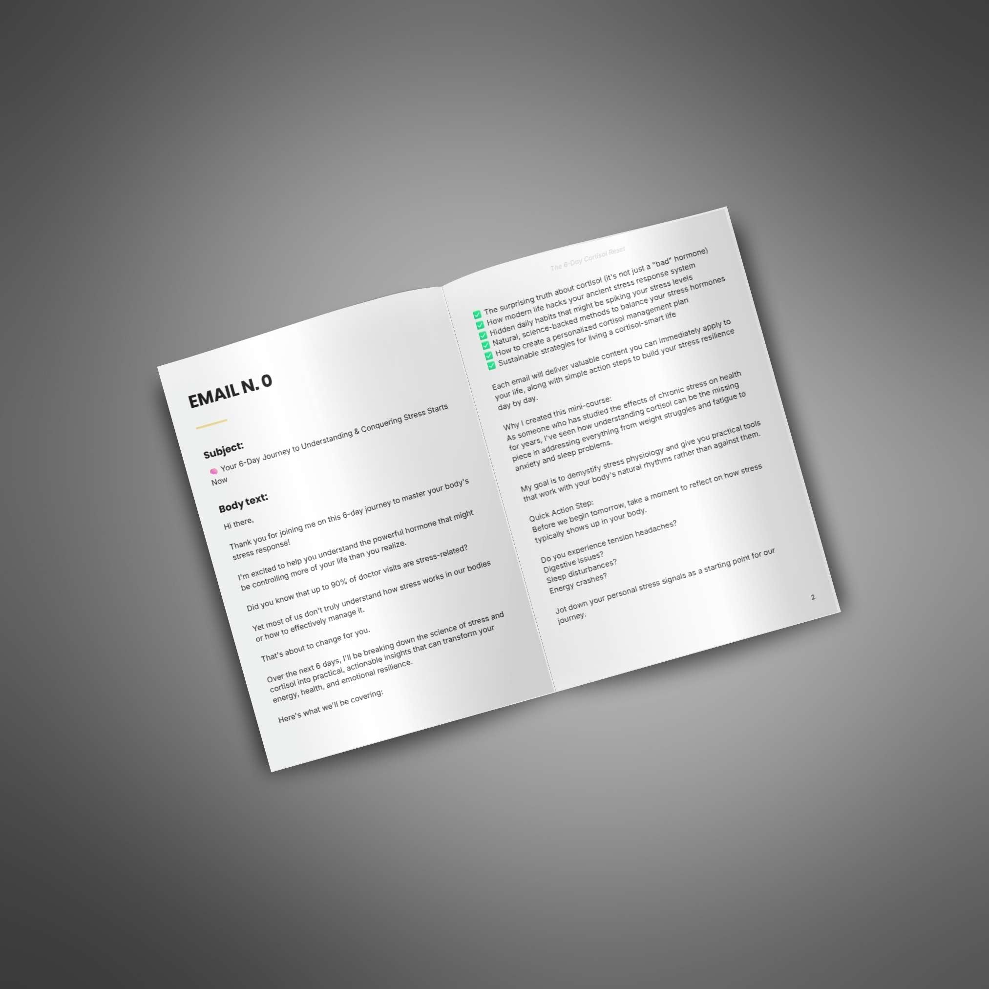 The 6-Day Cortisol Reset