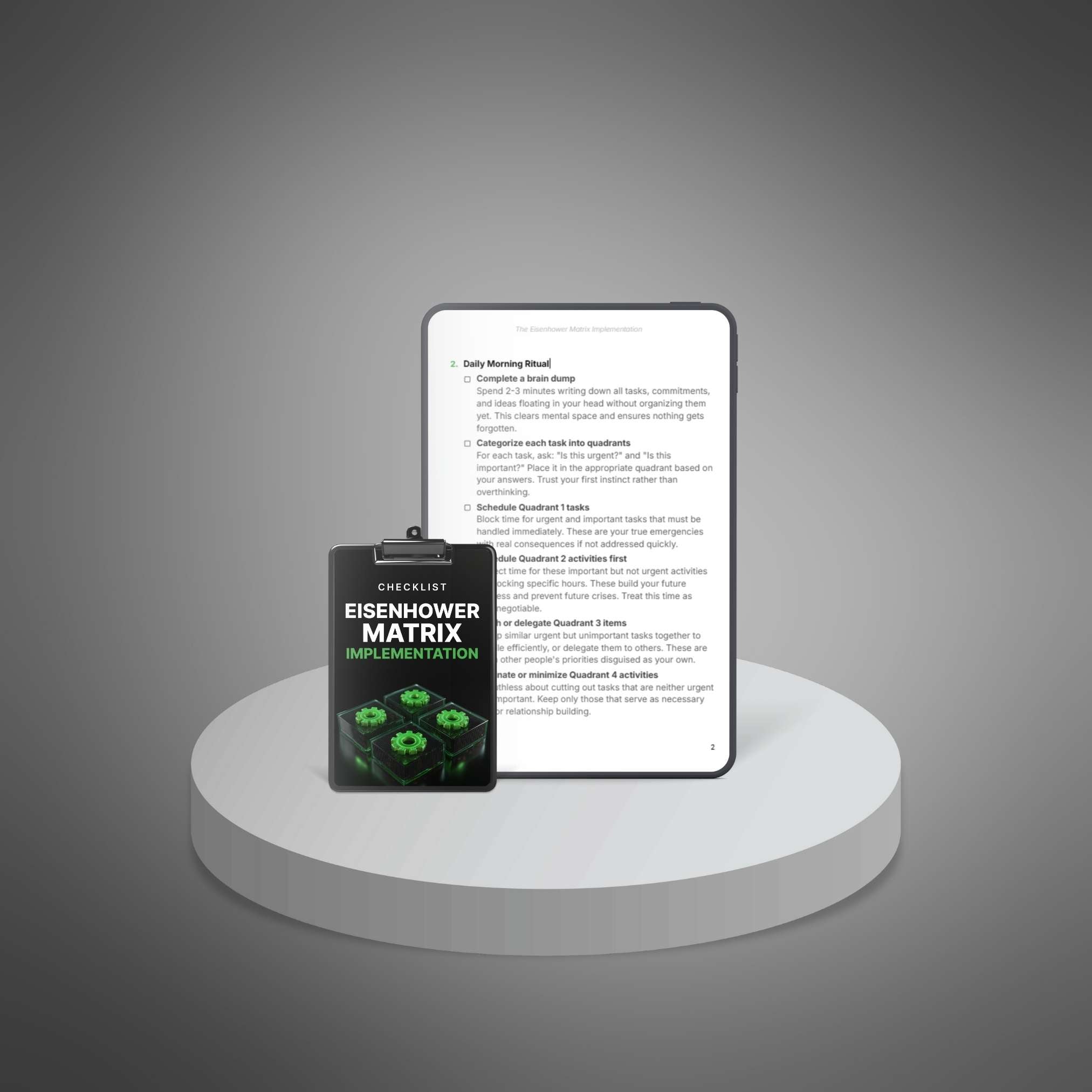 The Eisenhower Matrix Implementation