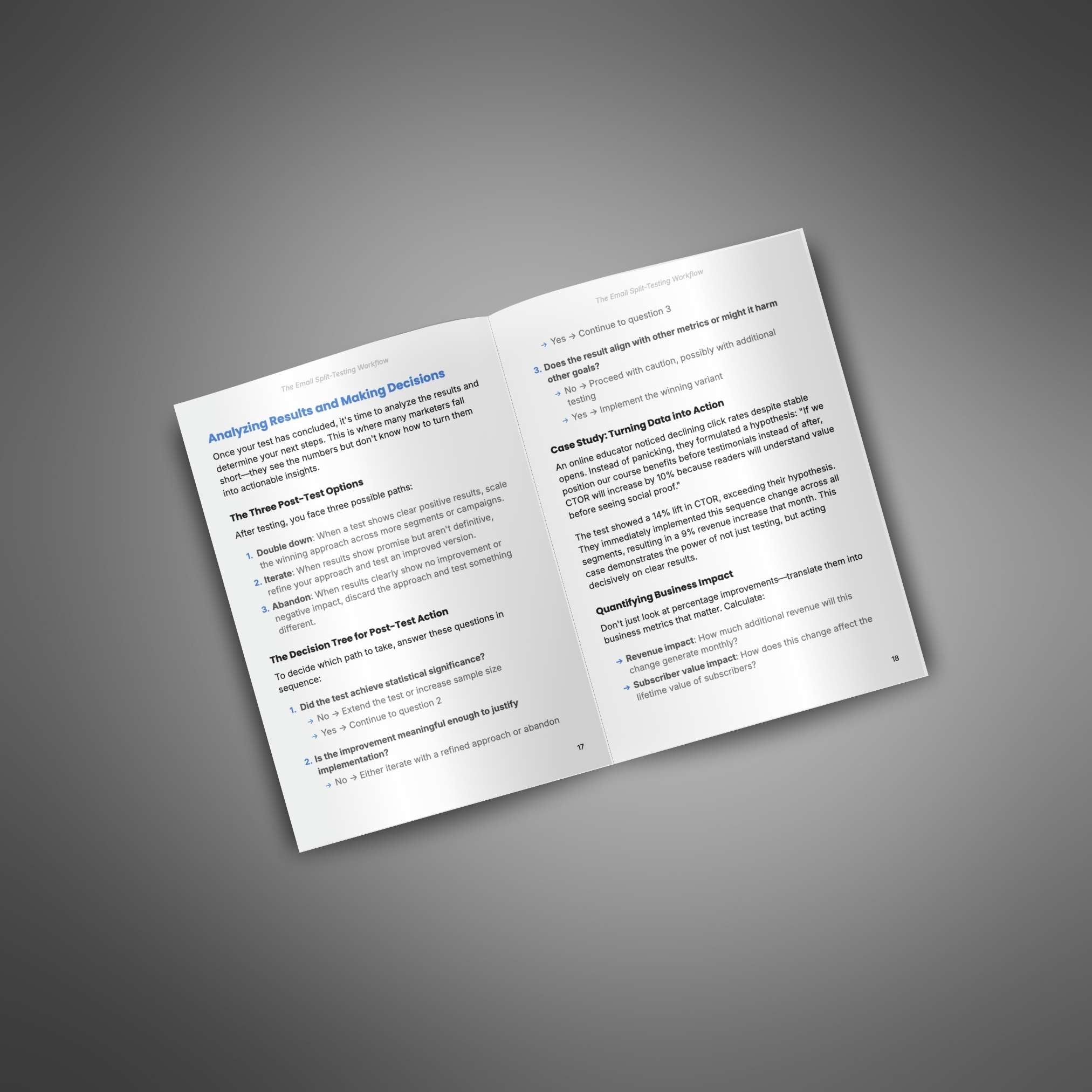 The Email Split-Testing Workflow
