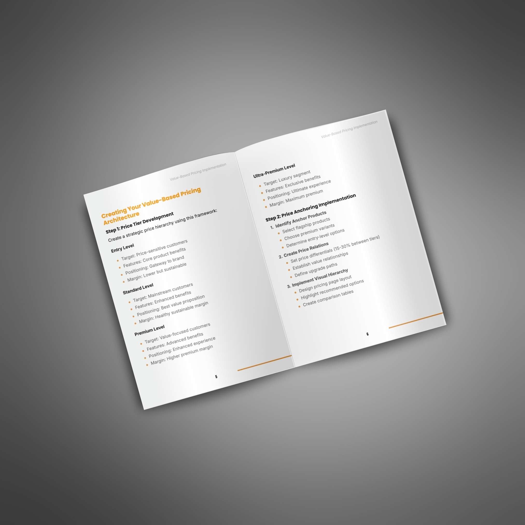 Value-Based Pricing Implementation